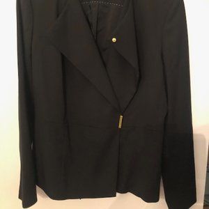 Hugo Boss Women's Black Wool Blazer New US 12